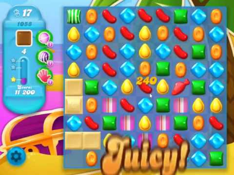 Candy Crush Soda Saga Level 1058 - NO BOOSTERS