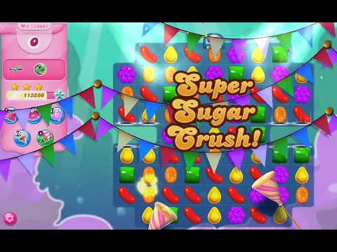 Candy Crush Saga Level 12001 (3 stars, No boosters)