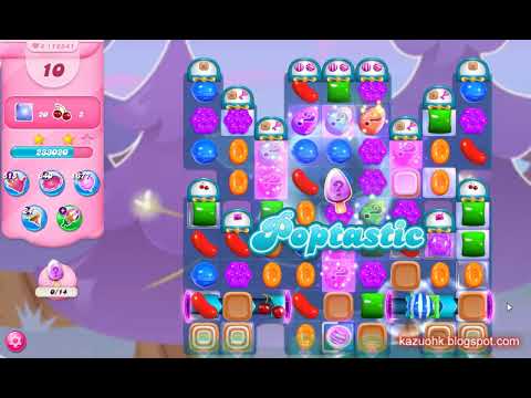 Candy Crush Saga Level 12541 (3 stars, Power Pop used)