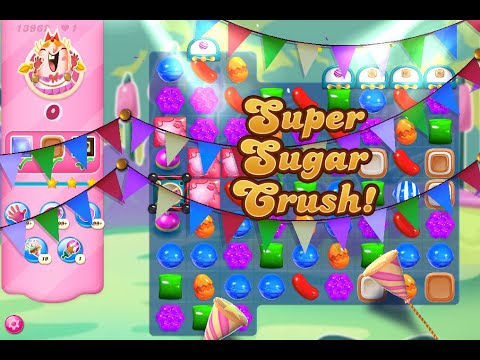 Candy Crush Saga Level 13962 (3 stars, NO boosters)