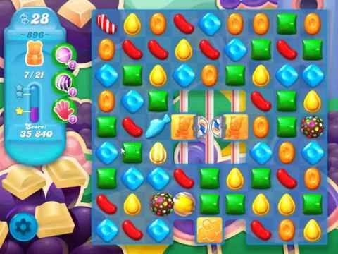 Candy Crush Soda Saga Level 896 - NO BOOSTERS