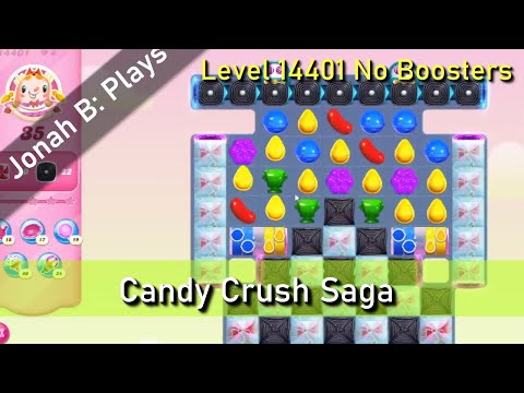 Candy Crush Saga Level 14401 No Boosters