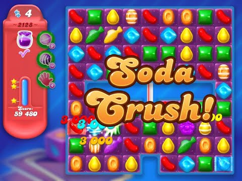 Candy Crush Soda Saga Level 2128 (3 stars, NO boosters)