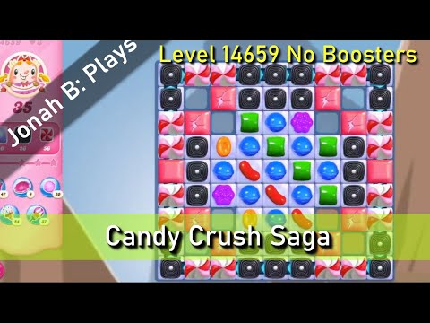 Candy Crush Saga Level 14659 No Boosters