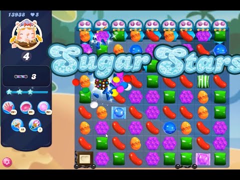 Candy Crush Saga Level 13938 (Sugar stars, No boosters)