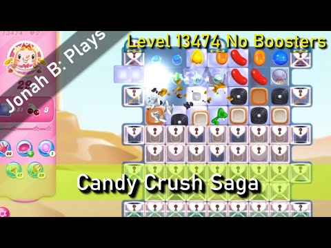 Candy Crush Saga Level 13474 No Boosters