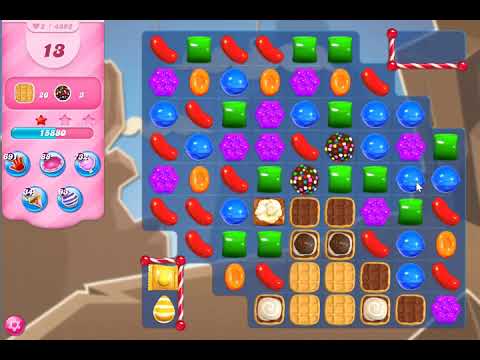 Candy Crush Saga Level 4392 NO BOOSTERS