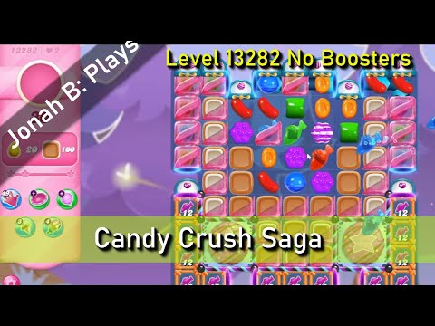 Candy Crush Saga Level 13282 No Boosters