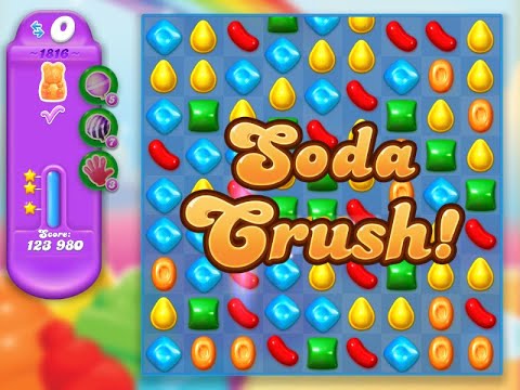 Candy Crush Soda Saga Level 1816 (3 stars, NO boosters)