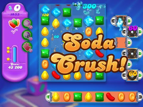 Candy Crush Soda Saga Level 1933 (3 stars, NO boosters)