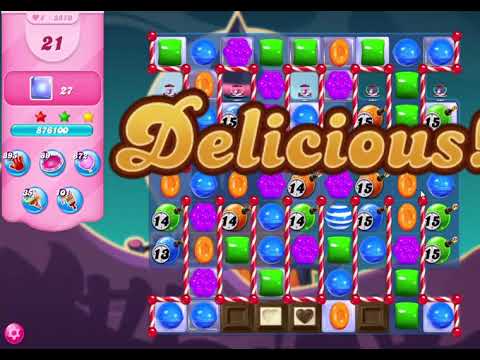 Candy Crush Saga Level 3876 NO BOOSTERS