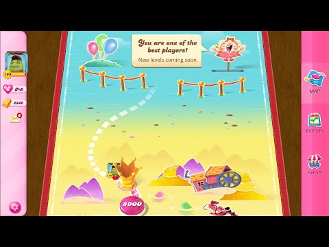 Candy Crush Saga LAST Level 8900 NO BOOSTERS