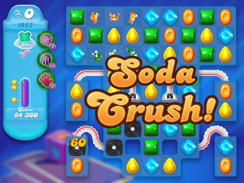 Candy Crush Soda Saga Level 1952 (3 stars, NO boosters)