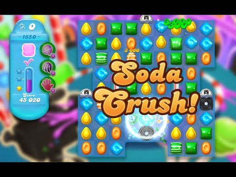 Candy Crush Soda Saga Level 1650 (No boosters)