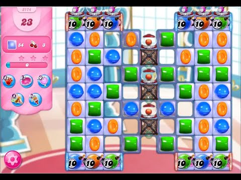 Candy Crush Saga Level 3174 NO BOOSTERS