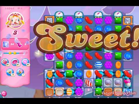 Candy Crush Saga Level 14044 (Impossible without boosters)