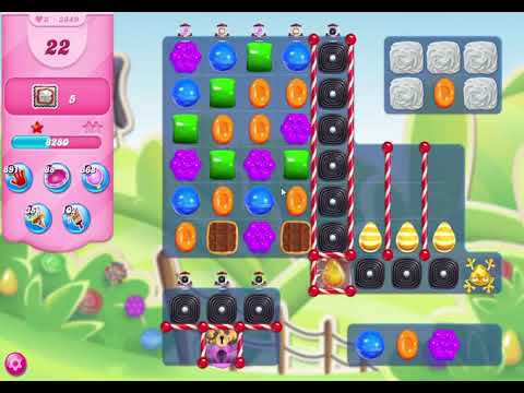 Candy Crush Saga Level 3849 NO BOOSTERS