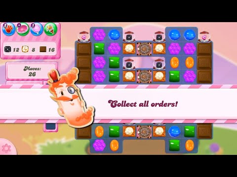 Candy Crush Saga Level 2874 NO BOOSTERS (glitched level)