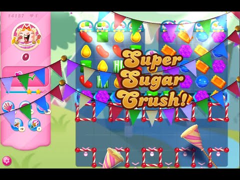 Candy Crush Saga Level 14157 (3 stars, NO boosters)