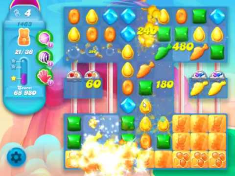 Candy Crush Soda Saga Level 1463 - NO BOOSTERS