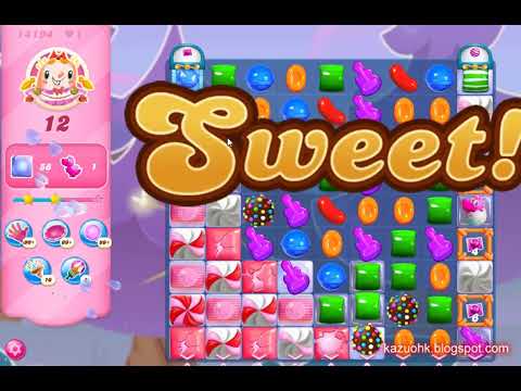 Candy Crush Saga Level 14194 (2nd version, 3 stars, NO boosters)