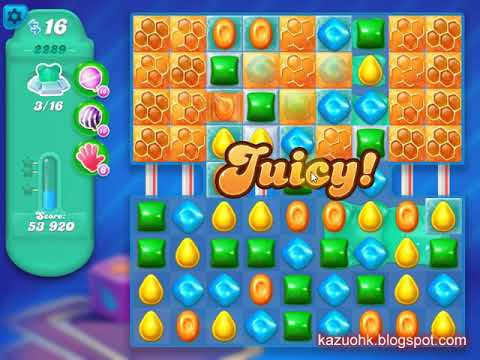 Candy Crush Soda Saga Level 2289 (3 stars, NO boosters)