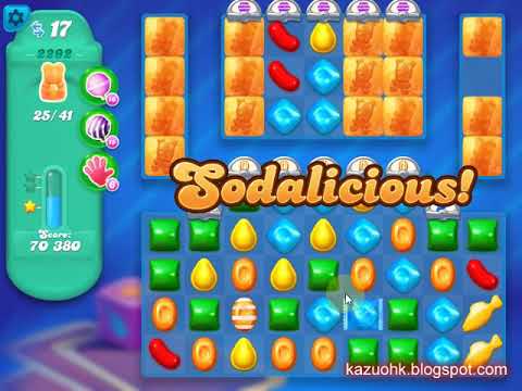 Candy Crush Soda Saga Level 2292 (3 stars, NO boosters)