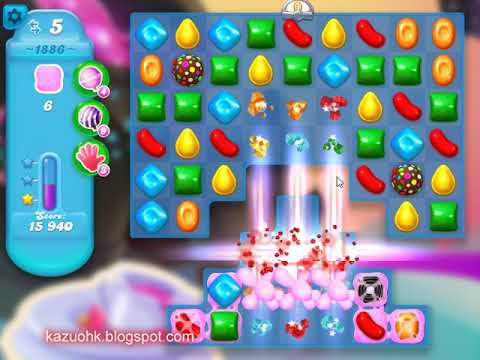 Candy Crush Soda Saga Level 1886 (NO boosters)