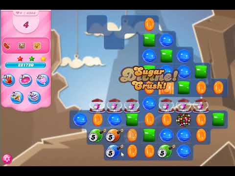 Candy Crush Saga Level 4386 NO BOOSTERS