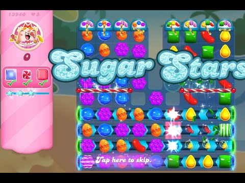 Candy Crush Saga Level 13940 (Sugar stars, No boosters)