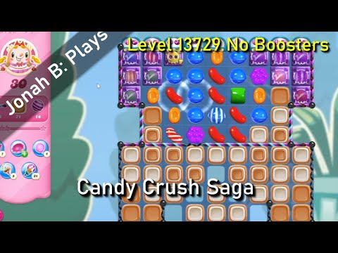 Candy Crush Saga Level 13729 No Boosters