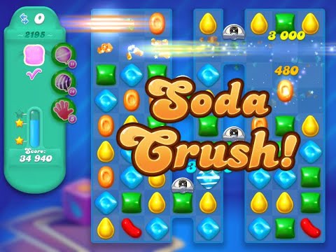 Candy Crush Soda Saga Level 2195 (3 stars, NO boosters)