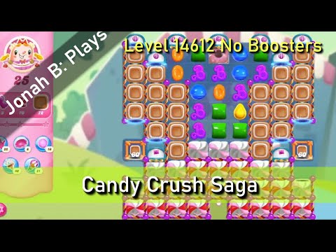 Candy Crush Saga Level 14612 No Boosters