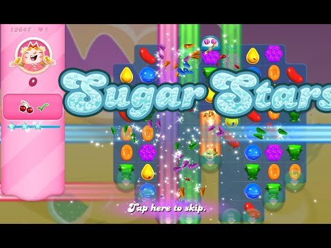 Candy Crush Saga Level 12647 (Sugar stars, No boosters)