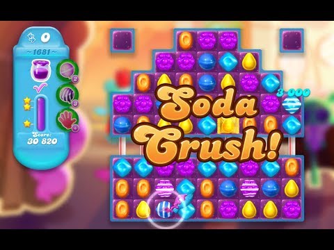 Candy Crush Soda Saga Level 1681 (3 stars, No boosters)