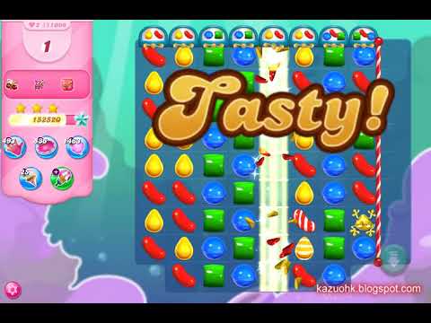 Candy Crush Saga Level 11098 (3 stars, No boosters)