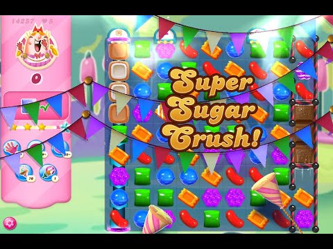 Candy Crush Saga Level 14257 (3 stars, NO boosters)