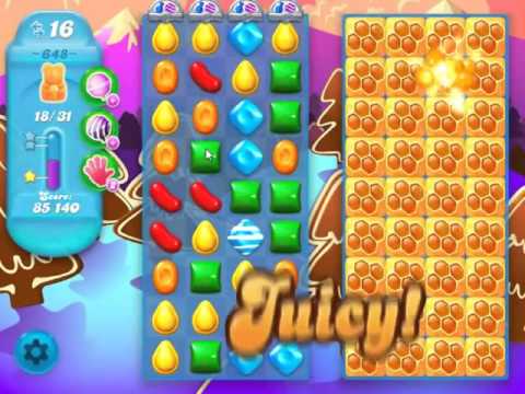 Candy Crush Soda Saga Level 648 - NO BOOSTERS