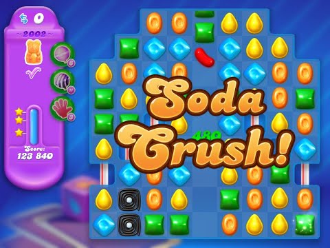 Candy Crush Soda Saga Level 2002 (3 stars, NO boosters)