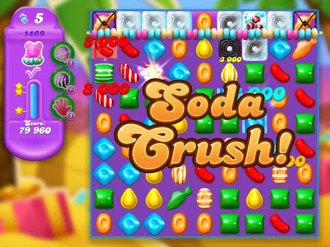 Candy Crush Soda Saga Level 1469 (3 stars, No boosters)