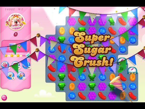 Candy Crush Saga Level 14362 (3 stars, NO boosters)