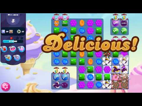 Candy Crush Saga LEVEL 6616  NO BOOSTERS (second version)