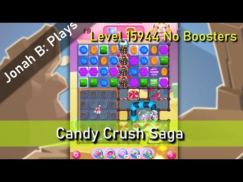 Candy Crush Saga Level 15944 No Boosters