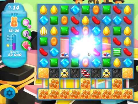 Candy Crush Soda Saga Level 979 - NO BOOSTERS