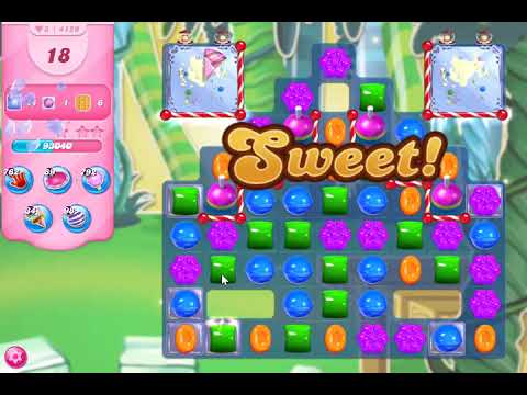 Candy Crush Saga Level 4129 NO BOOSTERS