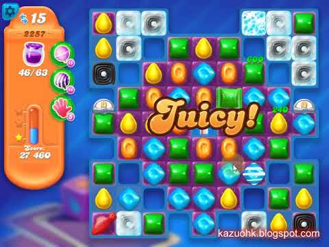 Candy Crush Soda Saga Level 2257 (3 stars, NO boosters)