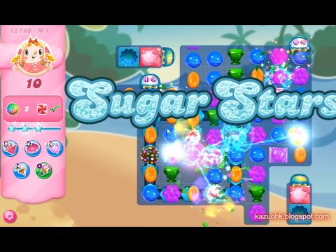 Candy Crush Saga Level 12740 (Sugar stars, No boosters)