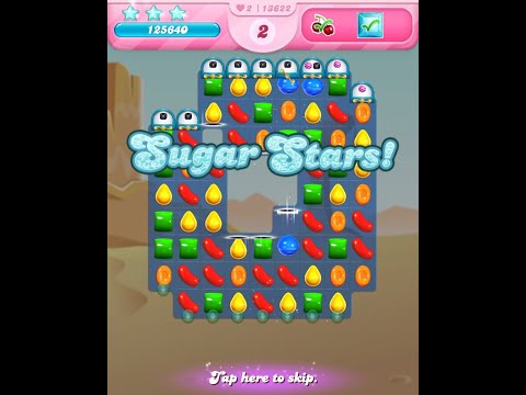 Candy Crush Saga Level 13622 (Sugar stars, No boosters)