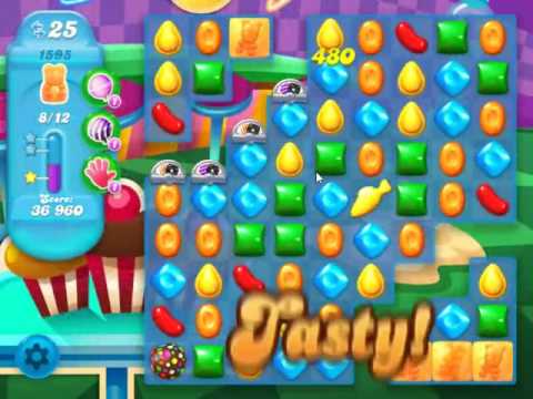 Candy Crush Soda Saga Level 1595 - NO BOOSTERS