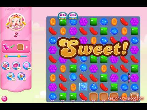 Candy Crush Saga Level 14296 (3 stars, Impossible without boosters)